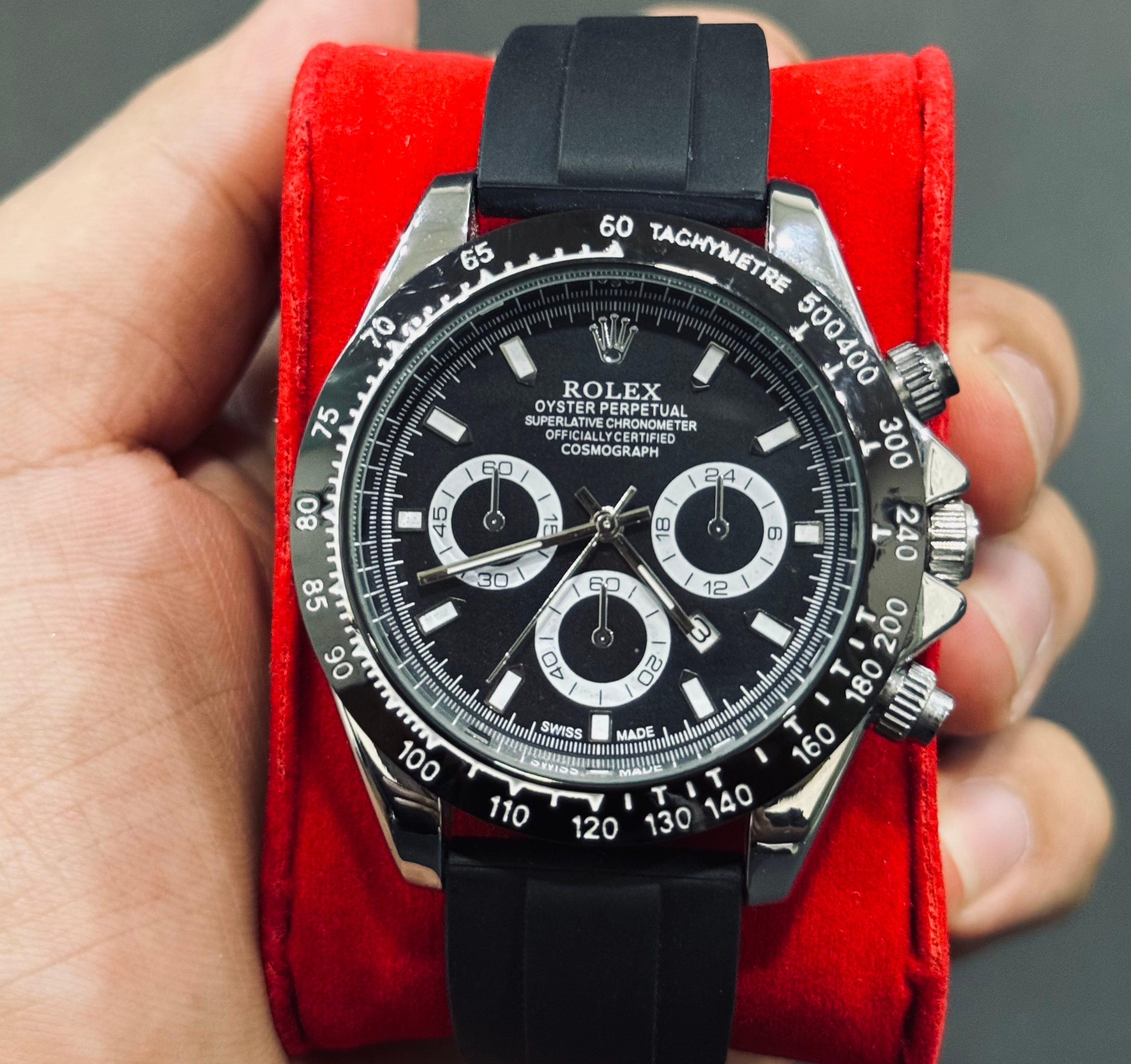 ROLEX DAYTONA SILVER BLACK