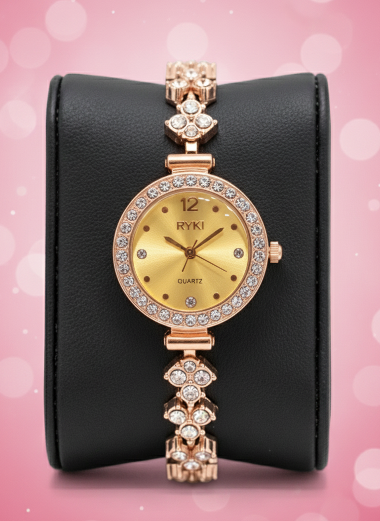 Ladies' Watch with Crystal-Studded